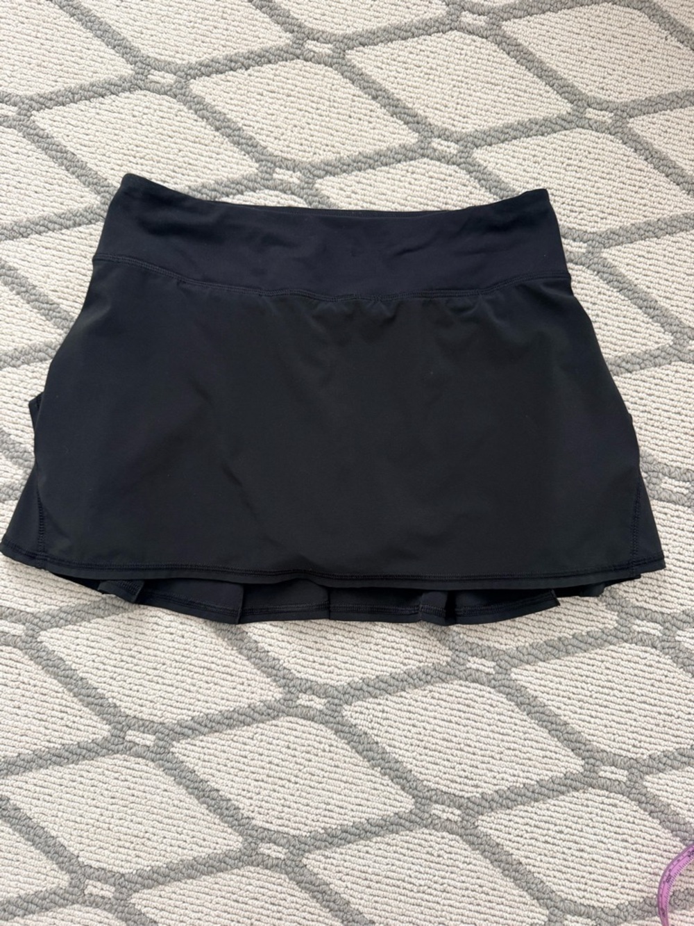 lululemon athletica Black Athletic Skirt with Built-In Shorts